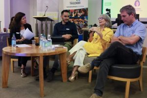 El director de la DOS participó de un conversatorio durante el lanzamiento de la Encuesta Nacional de Voluntariado.